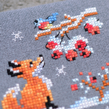 Tela Artis Winter Dreams X-1205 Counted Cross Stitch Kit, 32 Count Murano Evenweave