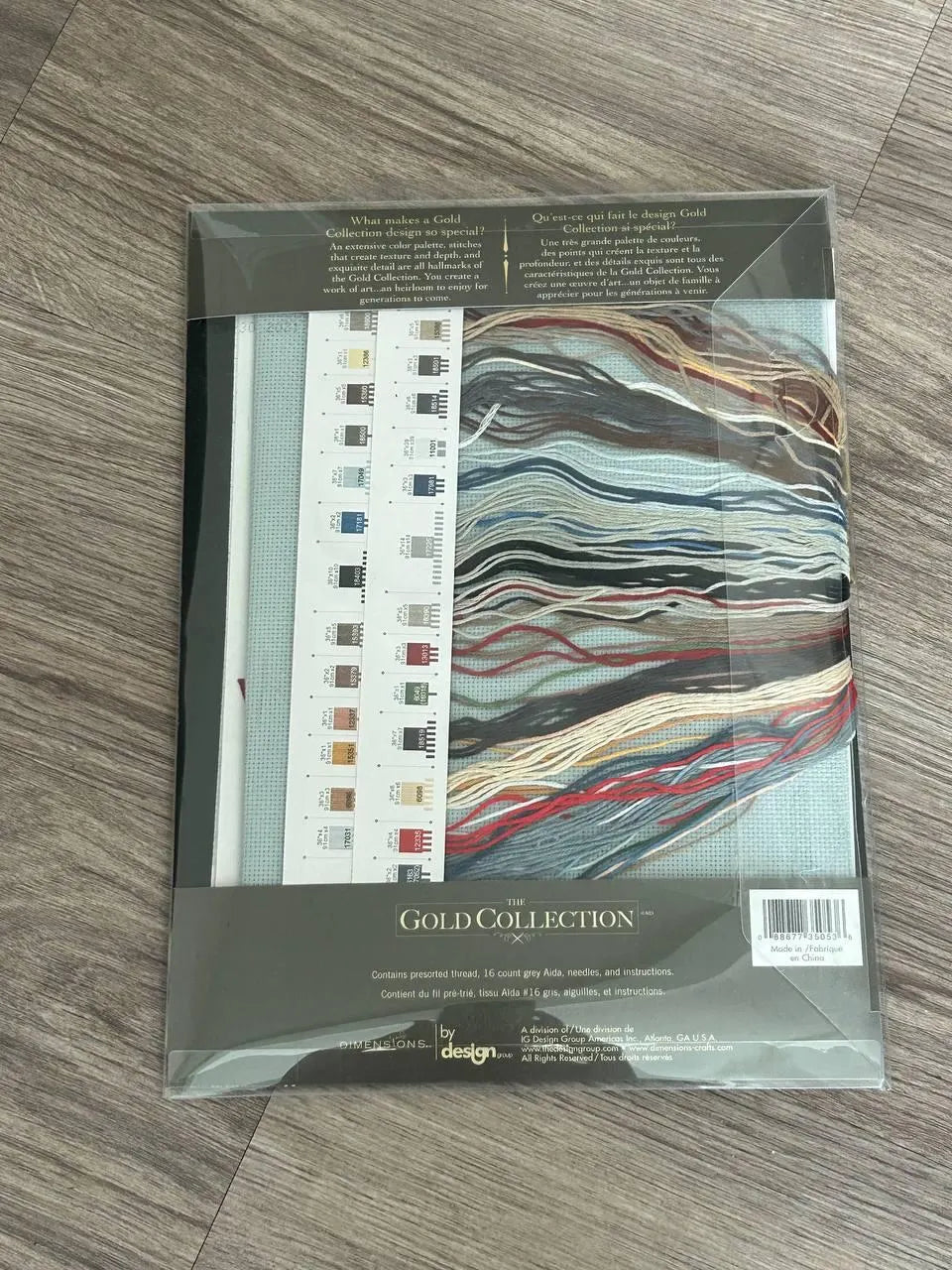 Dimensions Gold Collection Winter Impressions 35053, Counted Cross Stitch Kit, 16 Count Grey Aida