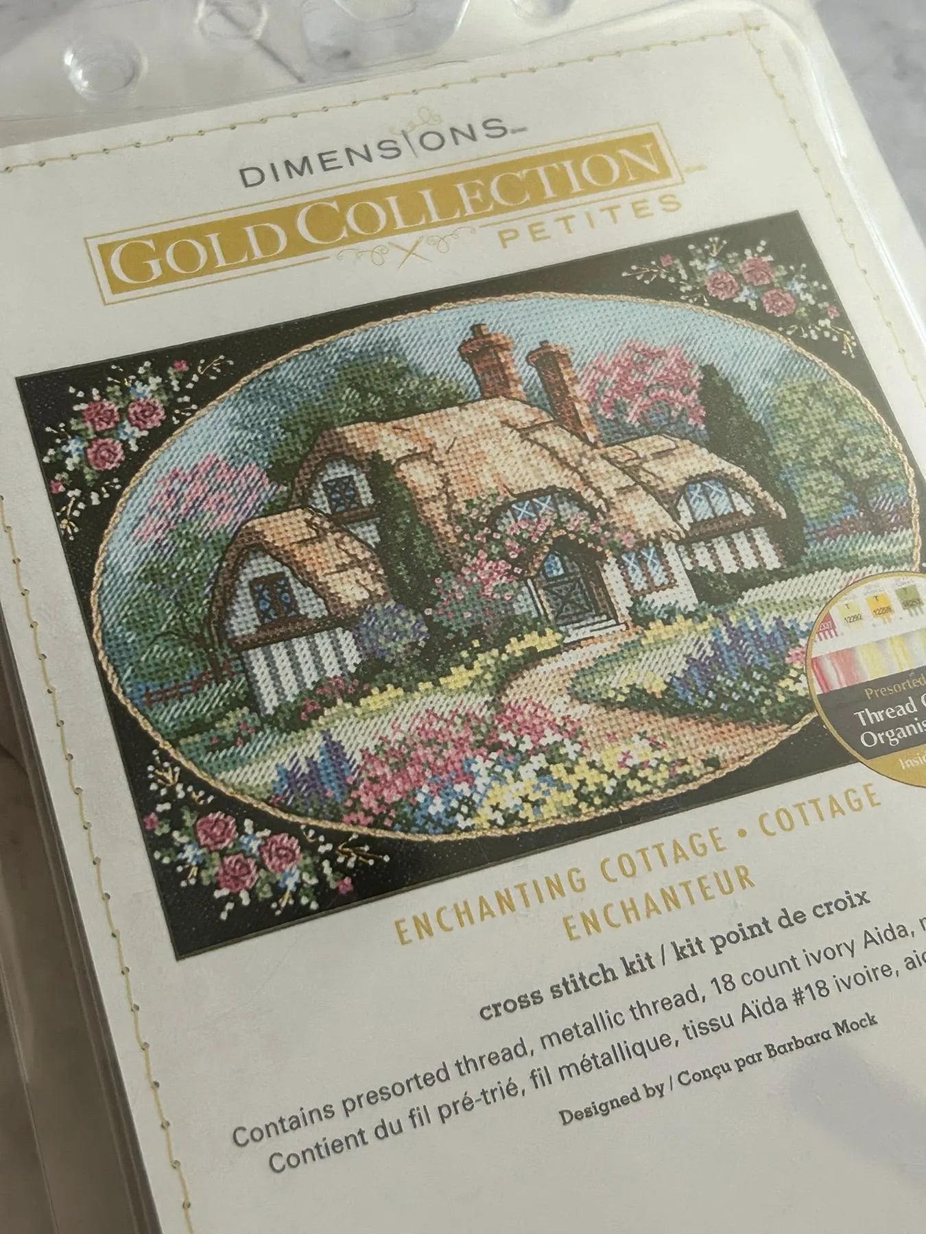 Dimensions Gold Collection Petites Enchanting Cottage 6710, Counted Cross Stitch Kit