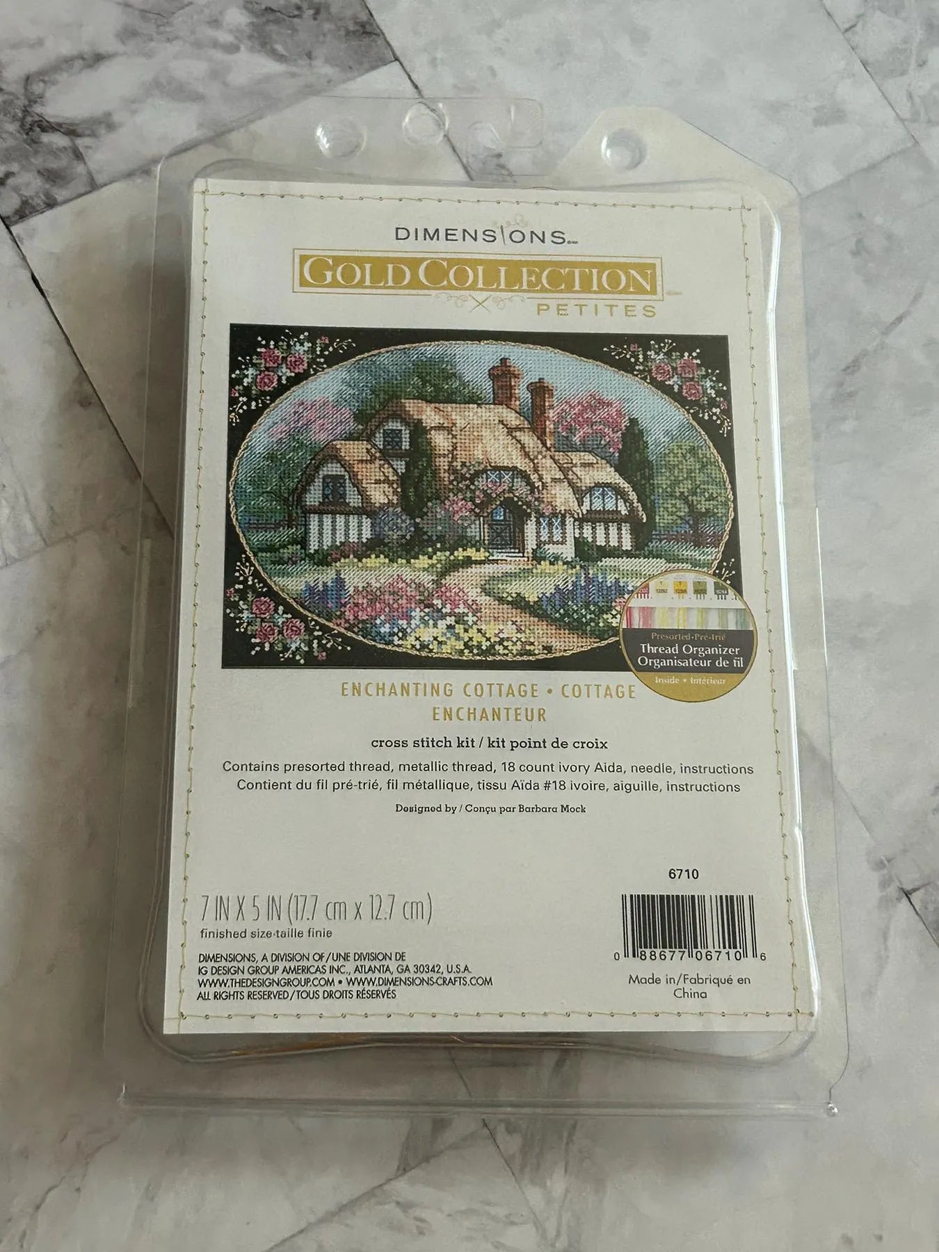 Dimensions Gold Collection Petites Enchanting Cottage 6710, Counted Cross Stitch Kit