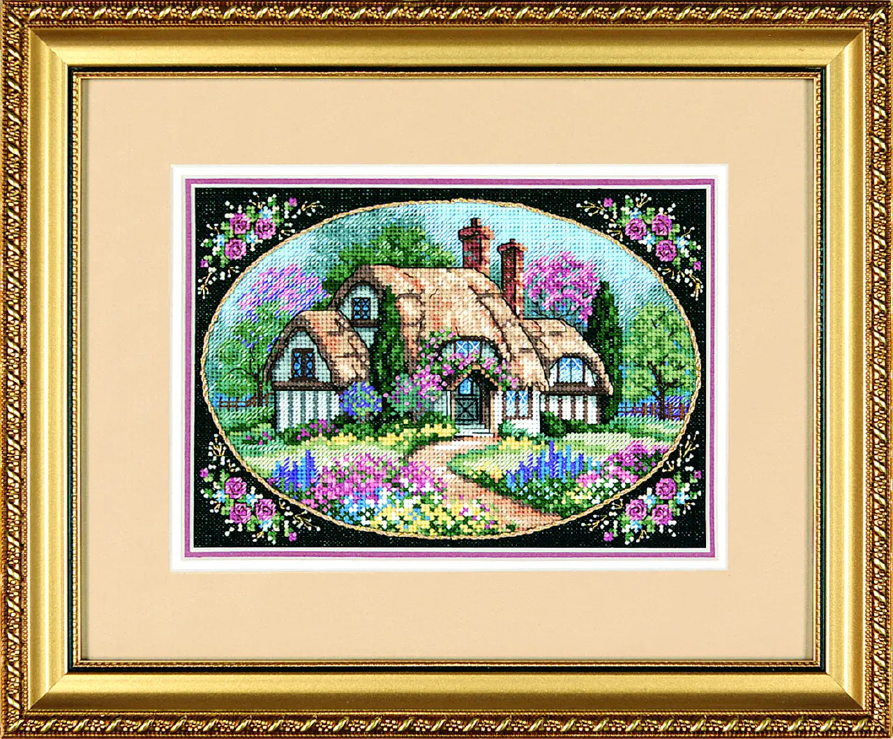 Dimensions Gold Collection Petites Enchanting Cottage 6710, Counted Cross Stitch Kit