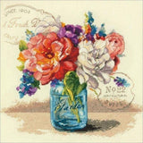 Counted Cross Stitch Kit DIMENSIONS, Garden Bouquet