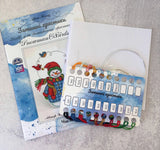 Cozy Crosses Snowman and Birds B005 Counted Cross Stitch Kit, Plastic Canvas Christmas Ornament