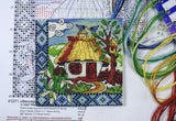 Counted Cross Stitch Kit, Spring Ukraine(Hut), 01271