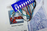 Counted Cross Stitch Kit, Winter Ukraine (Hut), 01295