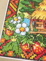 Counted Cross Stitch Kit, Volhynia Strawberries (Hut), 01297