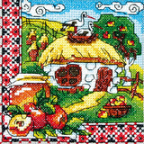 Counted Cross Stitch Kit, Honey Spas (Hut), 01302