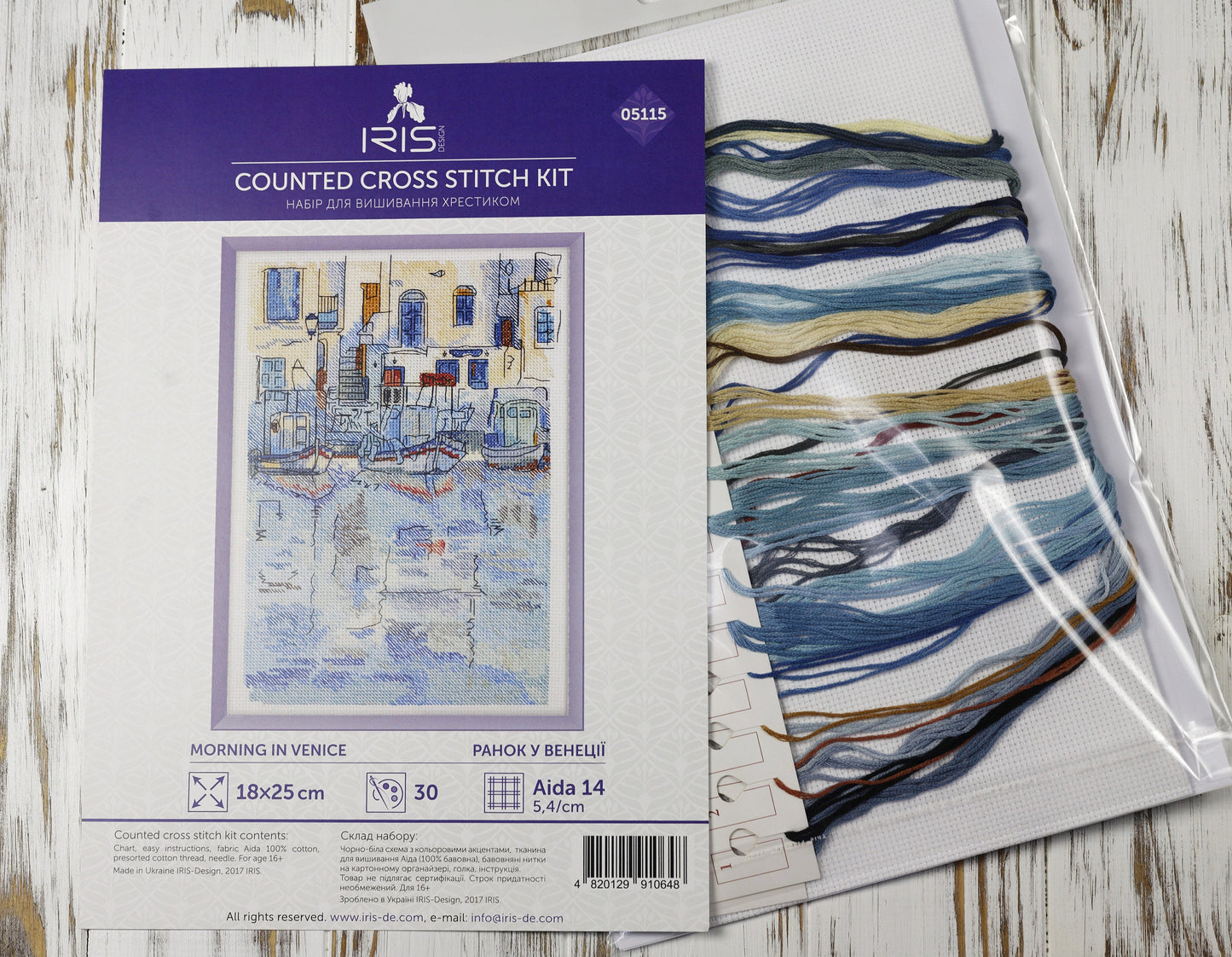 Counted Cross Stitch Kit, Morning in Venice, 05115
