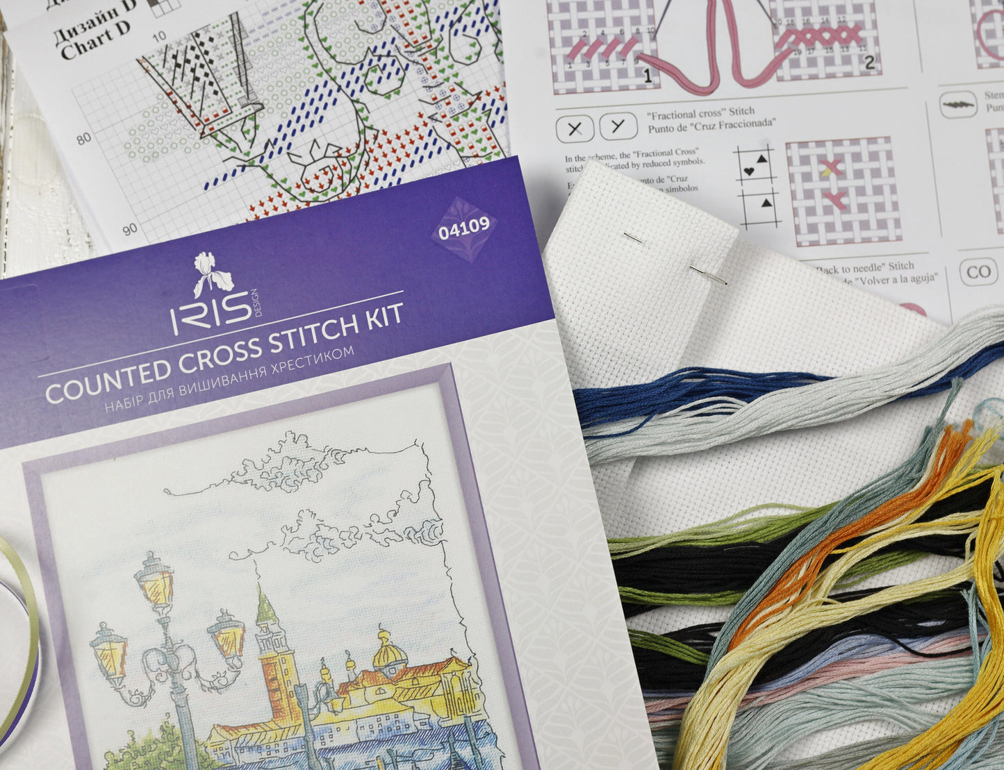 Counted Cross Stitch Kit, Venice, IRIS-DESIGN, 04109