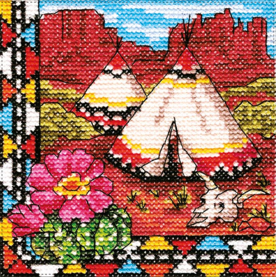 Counted Cross Stitch Kit, North American Prairies, 01279