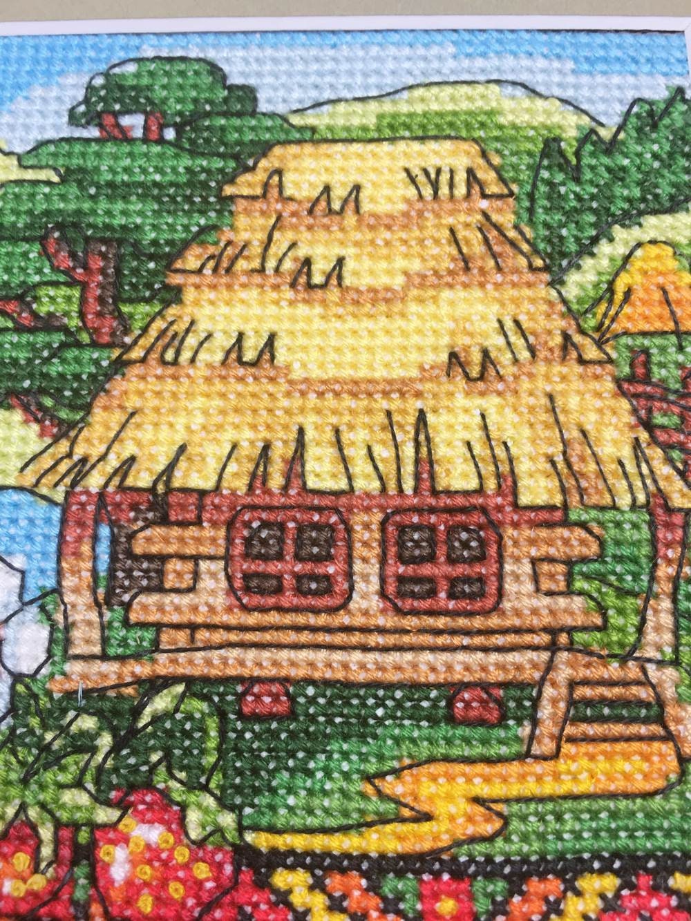 Counted Cross Stitch Kit, Volhynia Strawberries (Hut), 01297