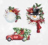 Toys Ornament Counted Cross Stitch Kits on plastic - Christmas Toys JK037