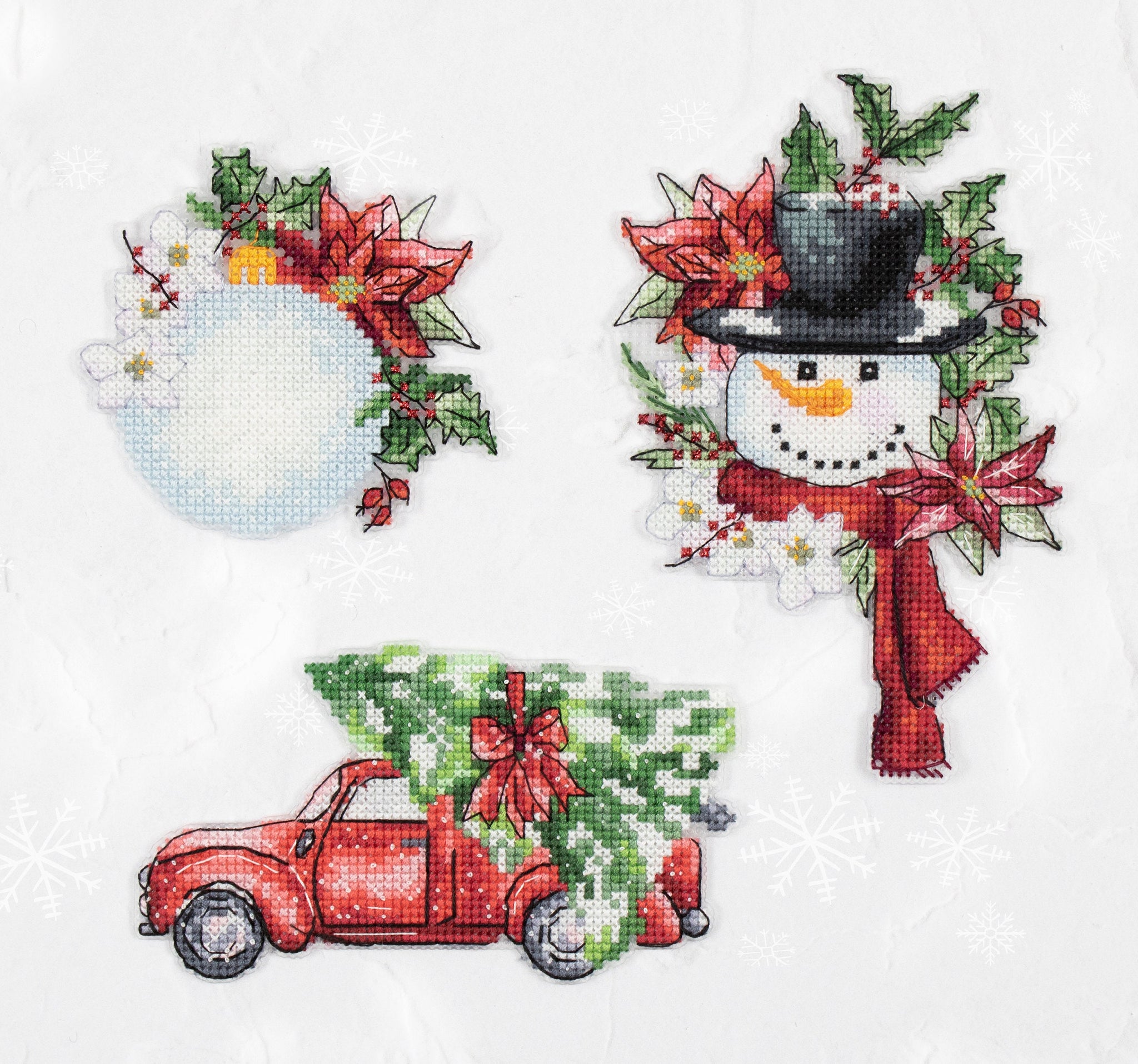 Toys Ornament Counted Cross Stitch Kits on plastic - Christmas Toys JK037