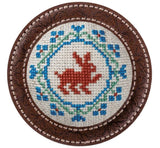 DIY Plywood Needle Holder Kit: Cross Stitch Top (8.5cm)