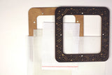 Needlework plywood Hoop: Dark Brown Wood Cross Stitch Frame (4x4 IN)