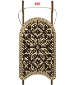 Beaded Sled Stitch Kit: Plywood Embroidery Craft (6x10 cm)