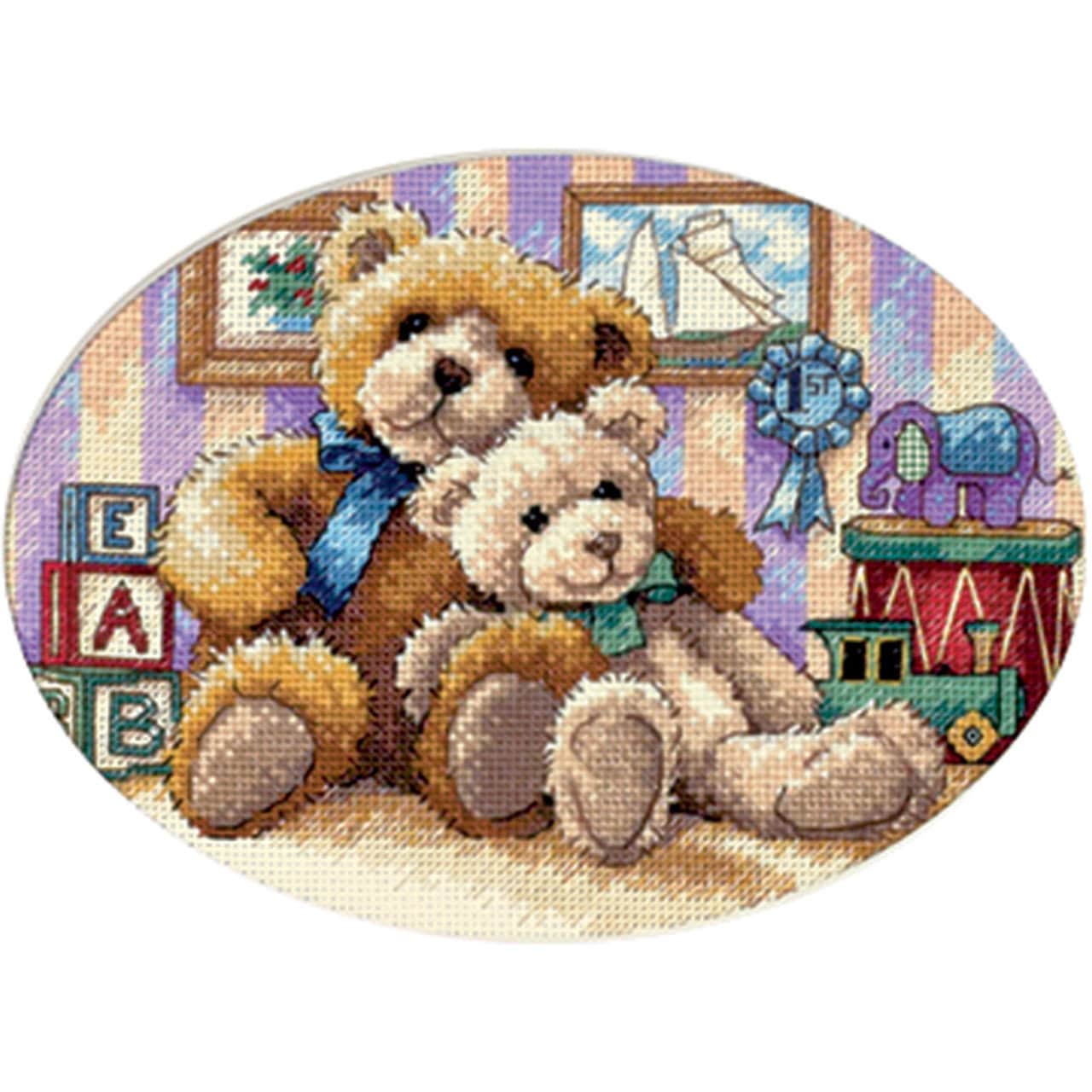 Dimensions Dimensions Gold Petite Collections Counted Cross Stitch Kit Warm & Fuzzy (18 Count), 06955