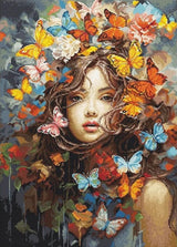 Counted Cross Stitch Kit Luca-S - Butterflies Magic, BU5043