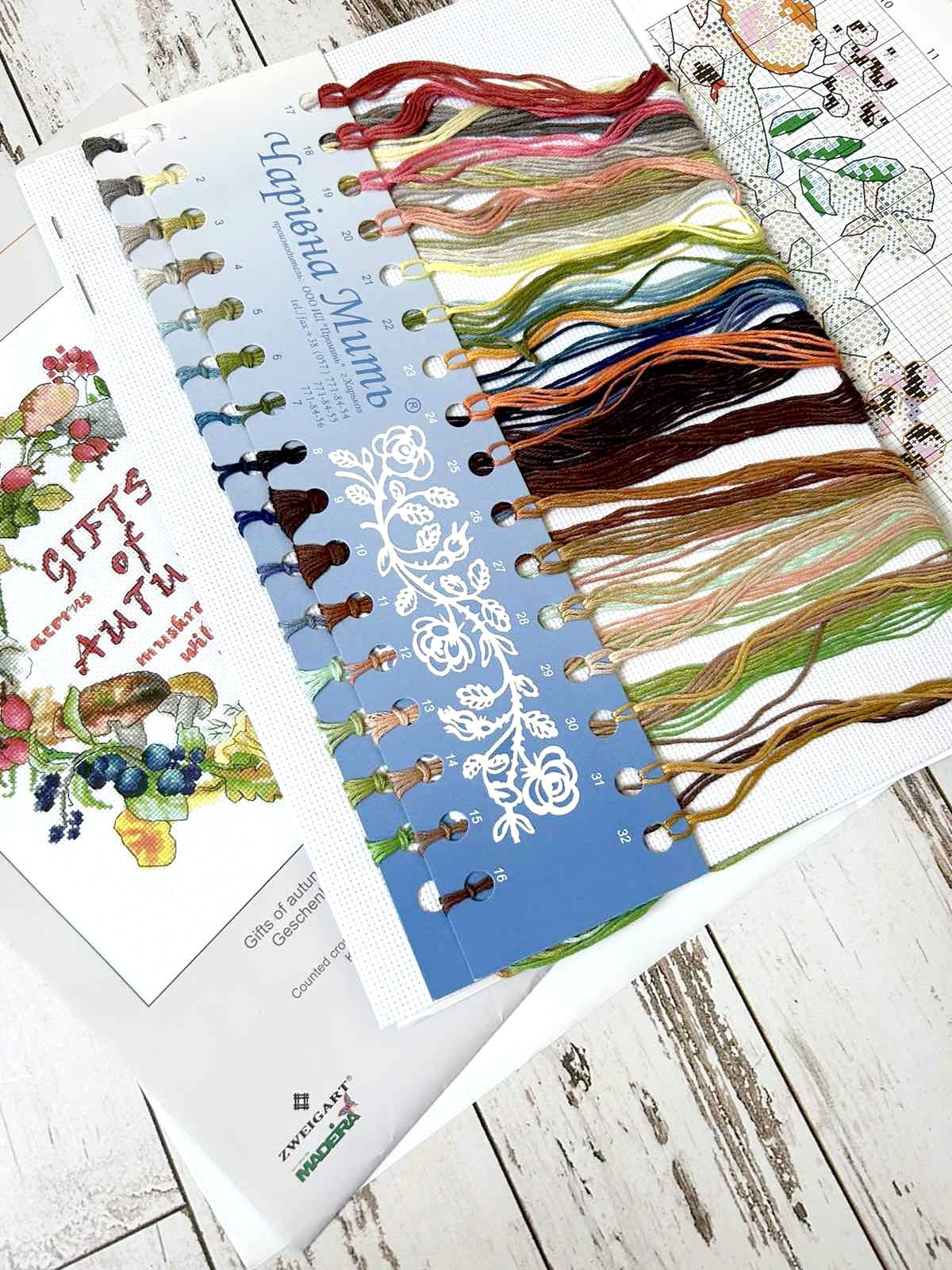 Counted Cross Stitch Kit Momentos Magicos, Gifts of Autumn, M-433
