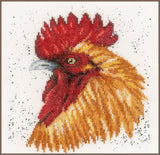 Counted Cross Stitch Kit Lanarte - Brown rooster, PN-0157490
