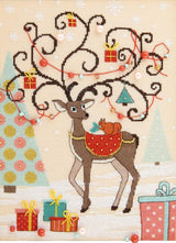Counted Cross Stitch Kit , New Year's courier, VT-258