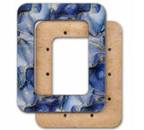 Plywood Embroidery Hoop with Magnetic Holders Marble (2.6x3.5 IN )