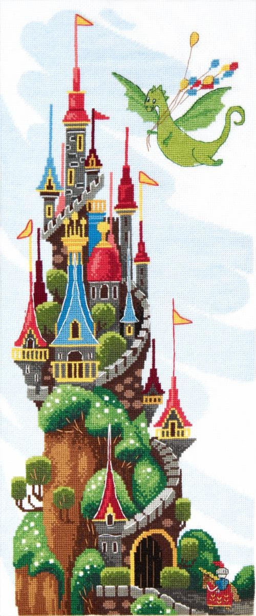 Counted Cross Stitch Kit , Fairytale Castle, VT-247