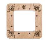 Plywood Embroidery Hoop with Magnetic Holders, for Cross Stitch 2.3x2.3 IN