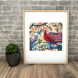 Counted Cross stitch kit  LETISTITCH L8062 Springtime Songbirds / Oiseaux chanteurs du printemps
