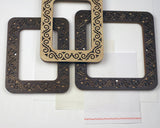 Magnetic Plywood Embroidery Hoop: Cross Stitch Frame (5.5"x5.5")