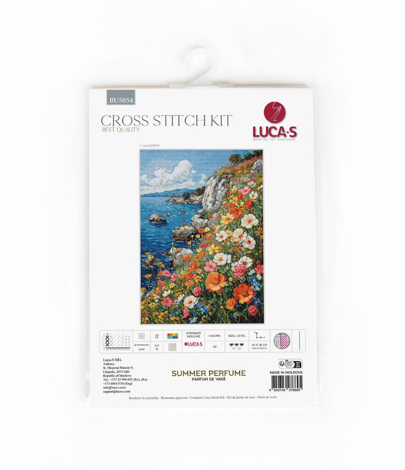 Counted Cross Stitch Kit Luca-S Summer perfume, BU5054