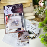 Unic Cross Stitch Kit, Romance, kit  with threads and beads on evenweave fabric,  1056.