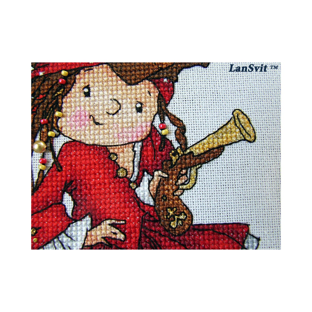Counted Cross Stitch Kit With Us You Will Never Get Bored!, LanSvit D-031
