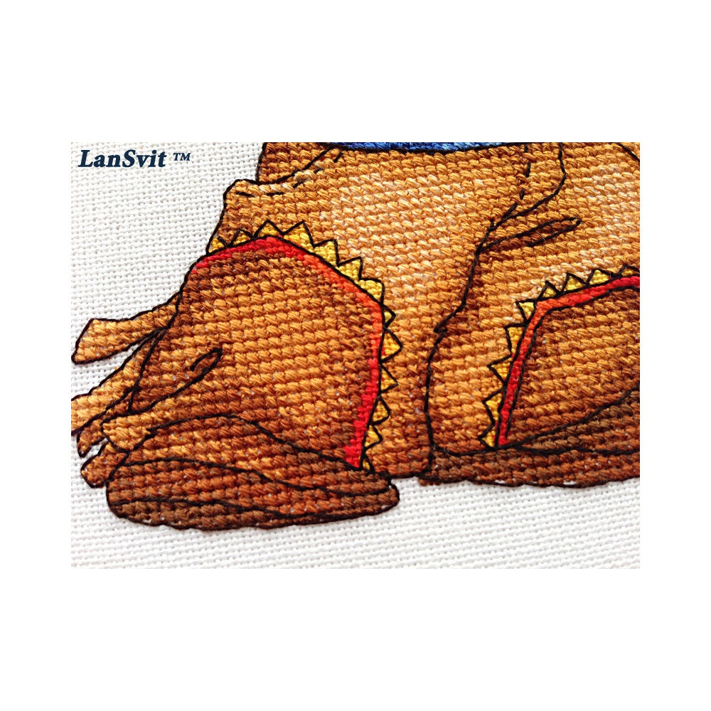 Counted Cross Stitch Kit Eagle Eye, LanSvit D-039