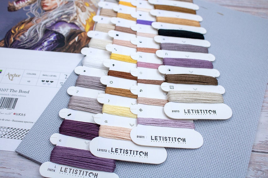 Counted Cross Stitch Kit LETISTITCH, The Bond L8107