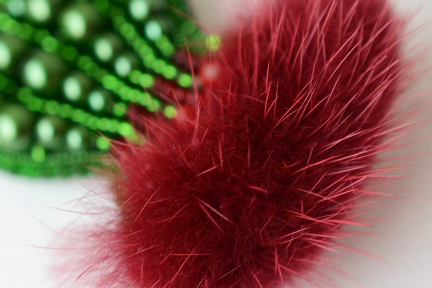Thistle Seed Beaded Brooch DIY Jewelry Kit, Bead Embroidery