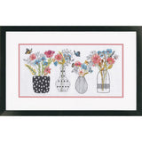 Dimensions Counted Cross Stitch Wildflower Vases 16 Count, 70-35431