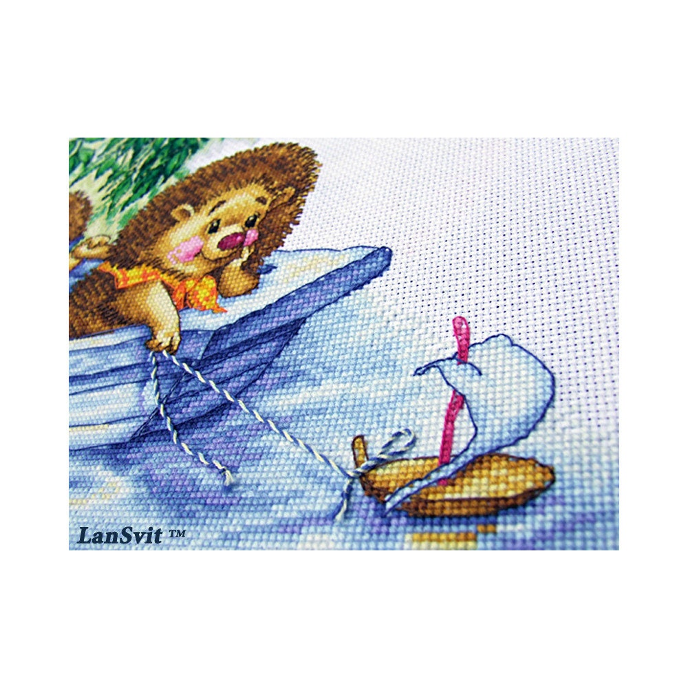 Counted Cross Stitch Kit Dreaming of Sea, LanSvit D-008