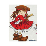 Counted Cross Stitch Kit With Us You Will Never Get Bored!, LanSvit D-031