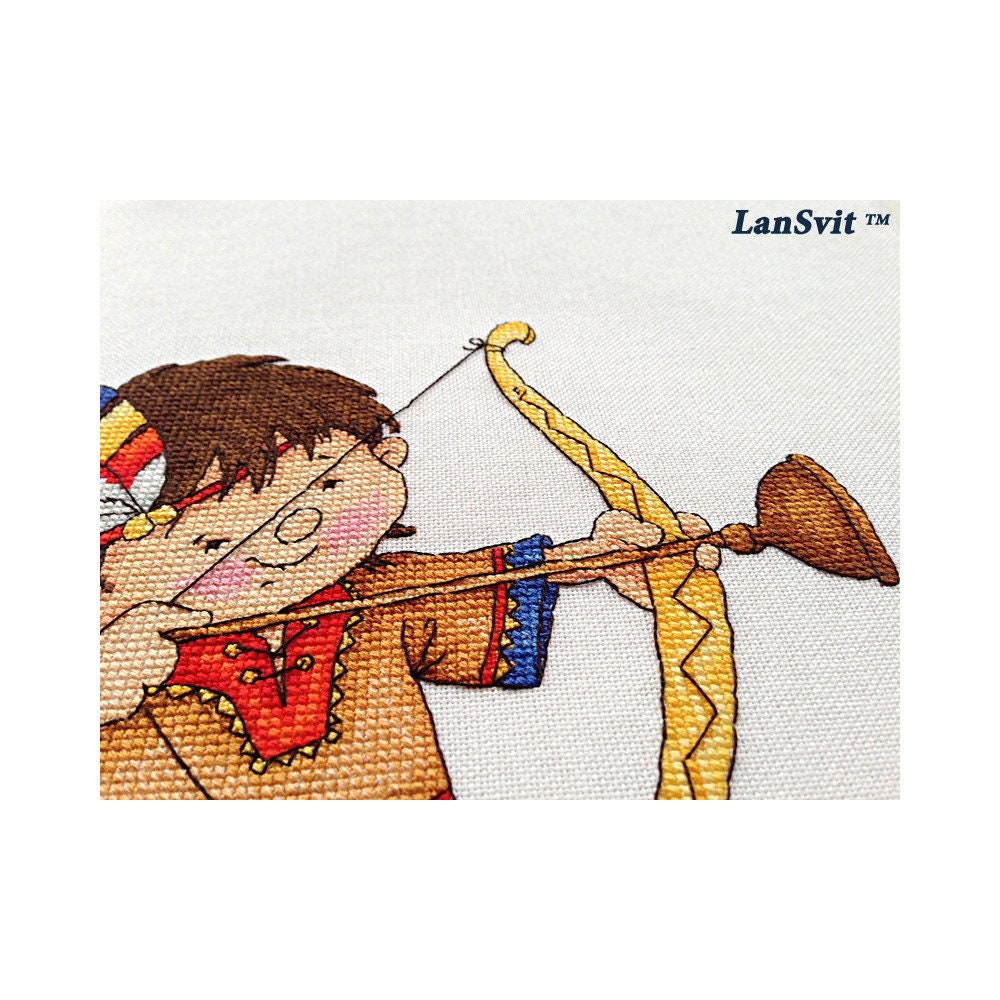 Counted Cross Stitch Kit Eagle Eye, LanSvit D-039