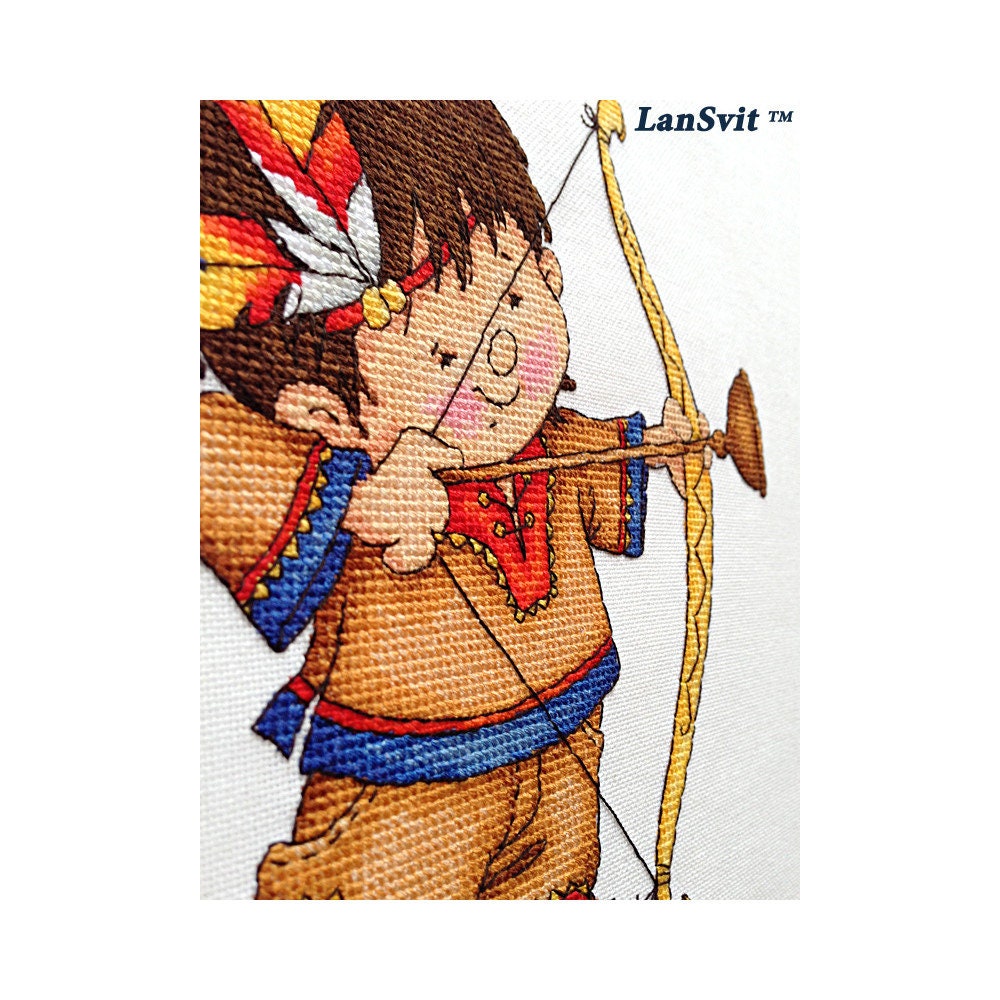 Counted Cross Stitch Kit Eagle Eye, LanSvit D-039