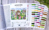 Counted Cross Stitch Kit Busy Bee Hotel, Letistitch L8104