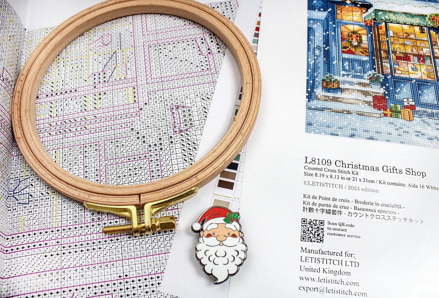 Counted Cross Stitch Kit Christmas Gifts Shop, Letistitch L8109