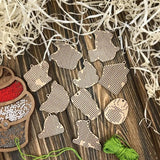 20 Halloween Plywood bases for Beading embroidery kit ( 20 pcs), SW-010