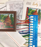 Counted Cross Stitch Kit, Karpaty Forest (Hut), 01273