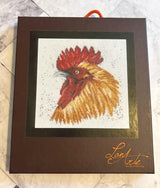 Counted Cross Stitch Kit Lanarte - Brown rooster, PN-0157490