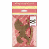 Bead Embroidery Kit on Wood, Ornament Horse, LK-229 ( beads , thread, needle, plywood base included)