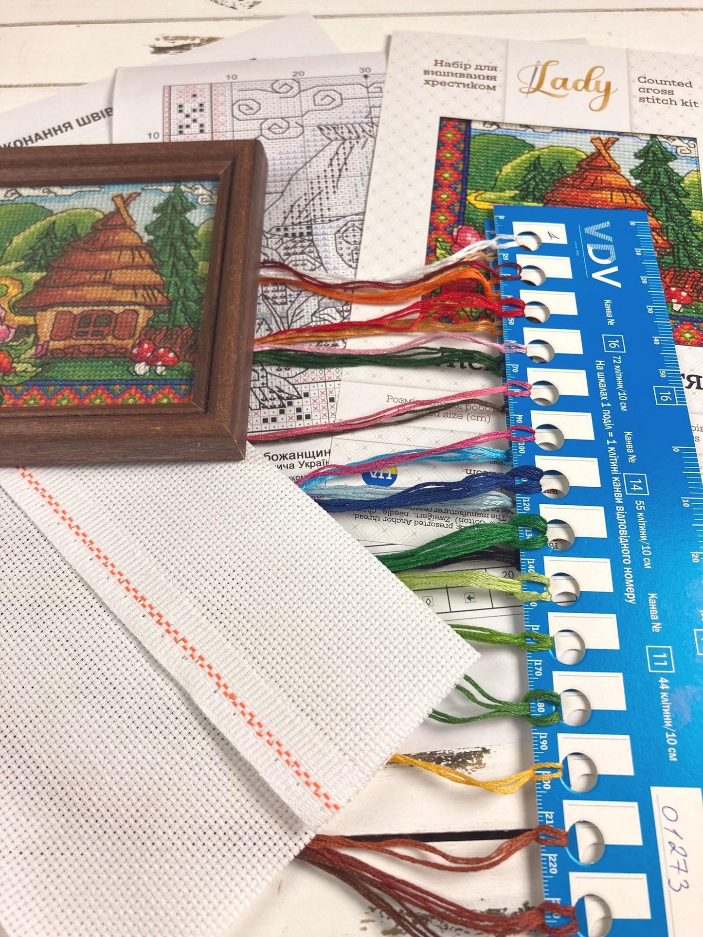 Counted Cross Stitch Kit, Karpaty Forest (Hut), 01273