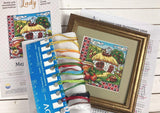 Counted Cross Stitch Kit, Honey Spas (Hut), 01302