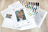 Counted Cross Stitch Kit Luca-S Gold - The Tiger, B2406